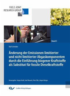 Änderung der Emissionen limitierter und nicht limitierter Abgaskomponenten durch die Einführung biogener Kraftstoffe als Substitut für fossile Dieselkraftstoffe - Schröder, Olaf Jens