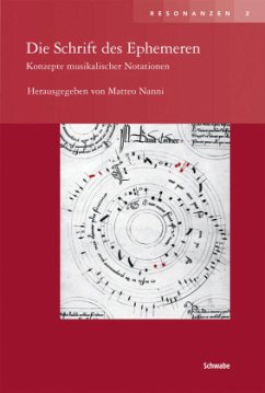 Cover Die Schrift des Ephemeren
