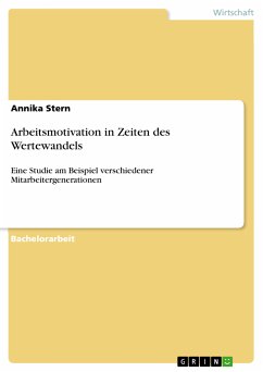 Arbeitsmotivation in Zeiten des Wertewandels (eBook, PDF) - Stern, Annika