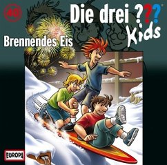 Brennendes Eis / Die drei Fragezeichen-Kids Bd.40 (Audio-CD) - Blanck, Ulf
