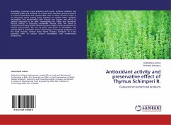 Antioxidant activity and preservative effect of Thymus Schimperi R. - Ashine, Gebrehana;Admassu, Shimelis