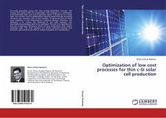 Optimization of low cost processes for thin c-Si solar cell production