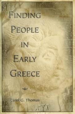 Finding People in Early Greece - Thomas, Carol G.