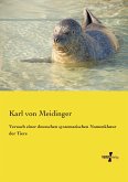 Versuch einer deutschen systematischen Nomenklatur der Tiere
