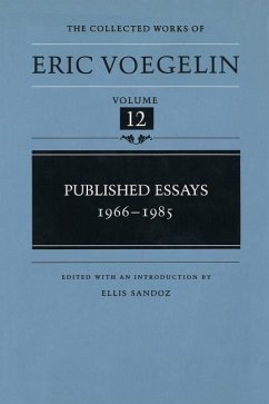 Published Essays, 1966-1985 (Cw12) - Voegelin, Eric