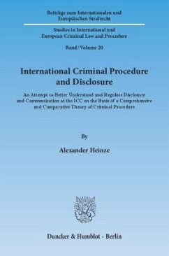 International Criminal Procedure and Disclosure - Heinze, Alexander