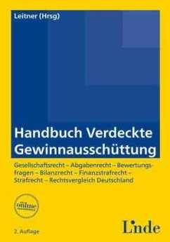 Cover Handbuch Verdeckte Gewinnausschüttung