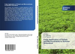 Foliar Application of Potash and Micronutrients to Summer Groundnut - Der, H. N.;Mathukia, R. K.;Vaghasia, P. M.