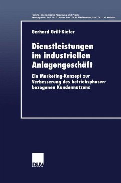 Dienstleistungen im industriellen Anlagengeschäft - Grill-Kiefer, Gerhard