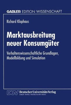 Marktausbreitung neuer Konsumgüter - Klophaus, Richard