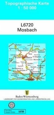 Cover Topographische Karte Baden-Württemberg, Zivilmilitärische Ausgabe - Mosbach / Topographische Karten Baden-Württemberg, Zivilmilitärische Ausgabe