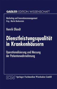 Dienstleistungsqualität in Krankenhäusern - Olandt, Henrik