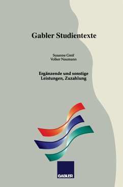 Ergänzende und sonstige Leistungen, Zuzahlung - Greif, Susanne; Naumann, Volker