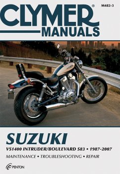 Cover Suzuki VS1400 Intruder / Boulevard S83 Motorcycle (1987-2007) Service Repair Manual