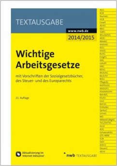 Cover Wichtige Arbeitsgesetze 2014/2015
