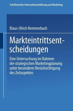 Markteintrittsentscheidungen - Remmerbach, Klaus-Ulrich