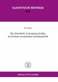 Die Zeitschrift "Literaturnyj kritik" im Zeichen sowjetischer Literaturpolitik