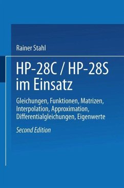 HP-28C / HP28S im Einsatz - Stahl, Rainer
