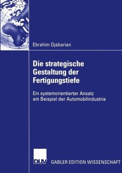 Die strategische Gestaltung der Fertigungstiefe - Djabarian, Ebrahim