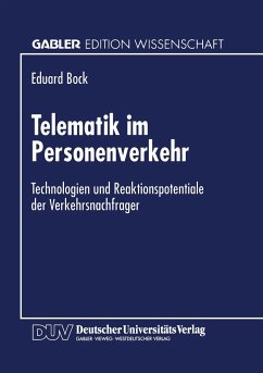 Telematik im Personenverkehr - Bock, Eduard