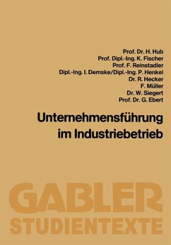 Cover Unternehmensführung im Industriebetrieb