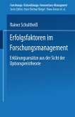 Erfolgsfaktoren im Forschungsmanagement