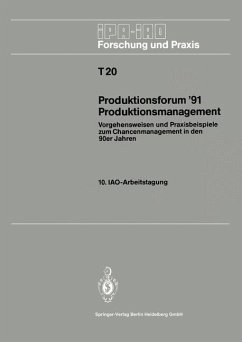 Produktionsforum ¿91 Produktionsmanagement