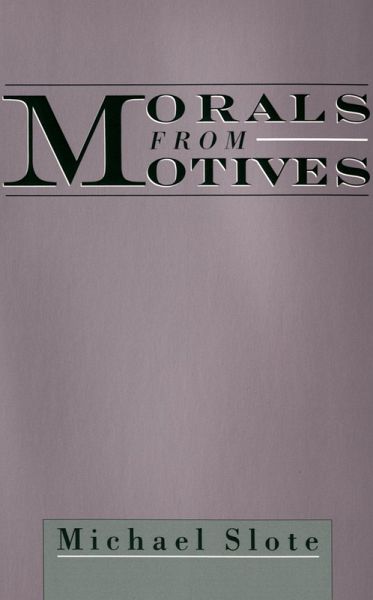 Morals from Motives (eBook, ePUB)