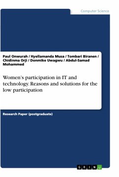 Women¿s participation in IT and technology. Reasons and solutions for the low participation - Onwurah, Paul;Musa, Hyellamanda;Mohammed, Abdul-Samad