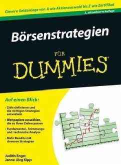 Börsenstrategien für Dummies - Engst, Judith; Kipp, Janne Janne