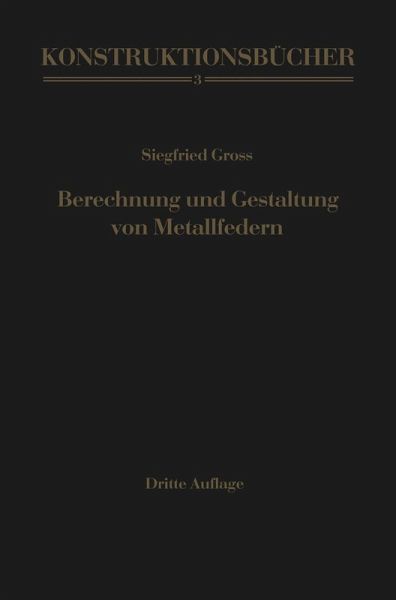 Berechnung und Gestaltung von Metallfedern