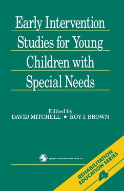 Early Intervention Studies for Young Children with Special Needs - Mitchell, David R.; Brown, Roy Irwin