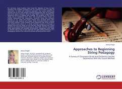 Approaches to Beginning String Pedagogy