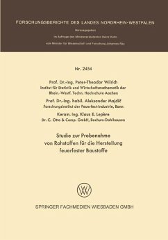 Studie zur Probenahme von Rohstoffen für die Herstellung feuerfester Baustoffe - Wilrich, Peter-Th.; Majdic, Aleksander; Lepere, Klaus E.