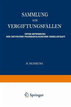 Cover Sammlung von vergiftungsfällen
