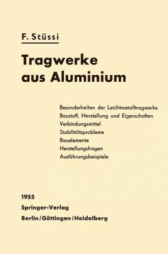 Tragwerke aus Aluminium - Stüssi, Fritz