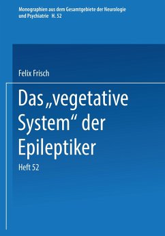 Das ¿Vegetative System¿ der Epileptiker