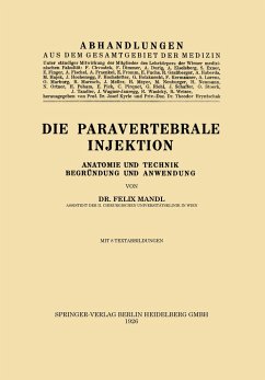Die Paravertebrale Injektion
