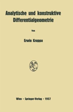 Analytische und konstruktive Differentialgeometrie - Kruppa, Erwin