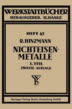 Nichteisenmetalle - Hinzmann, Reinhold