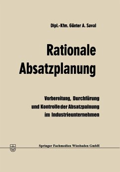 Rationale Absatzplanung - Saval, Günter A.