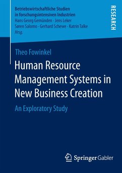 Human Resource Management Systems in New Business Creation - Fowinkel, Theo