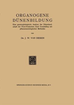 Organogene Dünenbildung - Van Dieren, J. W.