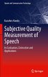 Subjective Quality Measurement of Speech - Bild 1