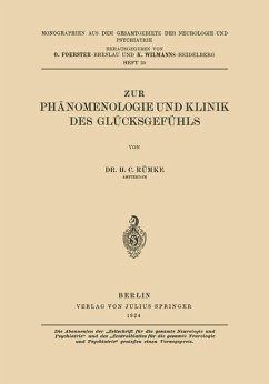 Zur Phänomenologie und Klinik des Glücksgefühls