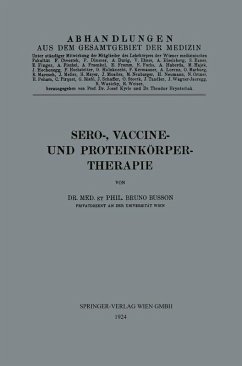 Cover Sero-, Vaccine- und Proteinkörper-Therapie