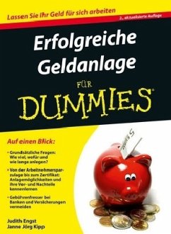 Erfolgreiche Geldanlage für Dummies - Engst, Judith; Kipp, Janne Janne