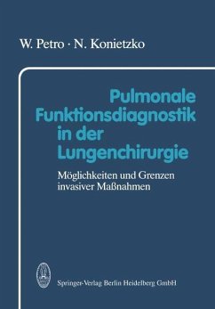 Pulmonale Funktionsdiagnostik in der Lungenchirurgie - Petro, W.;Konietzko, N.