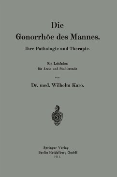 Die Gonorrhöe des Mannes