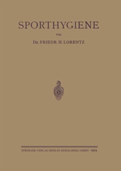 Sporthygiene - Lorentz, Friedrich Hermann